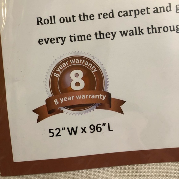 H.Versailtex 52x96 cream colored curtain panel. - Picture 2 of 3